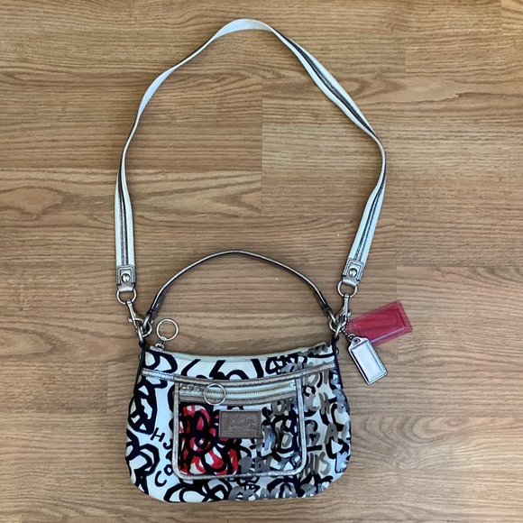 ✨Sold✨ Coach Poppy Floral Graffiti Groovy Shoulder Bag - Picture 14 of 14